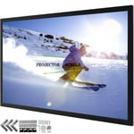 VEVOR Fixed Frame 16:9100" Projector Screen Deluxe Dual Layered Home Theatre