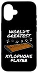 Coque pour iPhone 16 Le plus grand joueur de xylophone au monde, xylophoniste