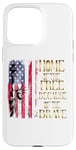 Coque pour iPhone 15 Pro Max T-shirt design Home Of The Free Because Of The Brave