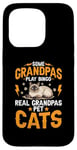 iPhone 15 Pro Some Grandpas Play Bingo Real Grandpas Pet Cats Siamese Cat Case