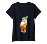 Womens Disney Snow White and The Seven Dwarfs, Flirty Bashful V-Neck T-Shirt