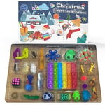 Adventtikalenteri 2023, Fidget Toys Set 25 kpl Sensory Fidget Toys Pack Joulukalenteri HZR 1