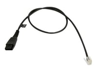 Jabra - Hodetelefonkabel - Quick Disconnect Til Rj-45 - For Jabra Gn 2100, Gn 2100 3-In-1, Gn 2200