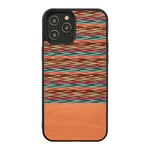 MAN&WOOD suojakuori Apple iPhone 12 Pro Max - Browny Check Black