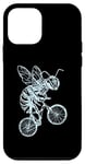 Coque pour iPhone 12 mini Bee Cycling Vélo Drôle Animal Cool Insecte Biker Ride Bike