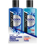 PROVOKE Cool It Blue Toning Sulphate-Free Shampoo and Conditioner Duo Pack 200 ml, No Red and Orange Brassy Tones for Brunettes, Warm Blondes, Highlighted and Balayage Hair