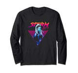 Marvel X-Men Storm 80's Retro Triangle Gradience Manche Longue