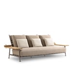 Cassina - 239 Fenc-e-Nature 2-Seater Sofa, Cat. E Egadi, Bianco 13E460, Backrest Willow  Frame Ivory - Utomhussoffor - Philippe Starck