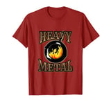 Heavy Metal Tee Cast Iron Pan Skillet Funny Tshirt T-Shirt