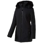 MC KINLEY Femme Mantel Argo Femme Veste, Noir, FR L Taille Fabricant 42 EU