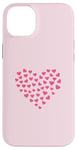 Coque pour iPhone 14 Plus Pink Heart Love Graphic Icon Filled With Little Hearts