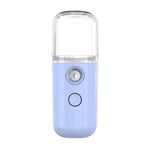 Mini pulvérisateur facial USB pour voiture,humidificateur d'air,nébuliseur,supporter ficateur,aromathérapie,diffuseur d'huiles essentielles,reconstitution de l'eau du visage - Type Blue