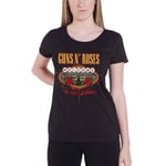 Guns N Roses Womens/Ladies Welcome to the Jungle T-Shirt - XL