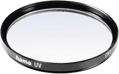 Filtre UV (anti-UV et protection, compensation 2X, traitement antireflet, pour objectifs d'appareils photo 77 mm, O-Haze, traité) Noir