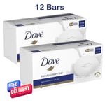 12 x Dove Original Beauty Moisturising Cream Soap Bar Smooth Skin 12 x 90g