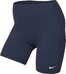 Nike Short W NP Lpp 15,2 cm Mid Thigh Length Tight, Bleu Marine/Noir/Blanc, m Femme