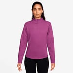 Nike W Nk One Tf Std Ls Half Zip Treenivaatteet HOT FUCHSIA/WHT