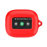 For JBL Live Beam 3 Wireless Bluetooth Earphones Silicone Protective Case(Red)