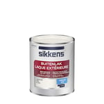 Sikkens - Peinture Laque Extérieure Bois et Fer - Finition tendue, sous-couche intégrée, facile à appliquer - Satin Ivoire 0,75 L