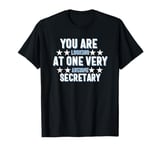 You Are You Looking at One Very Awesome Secretary T-Shirt