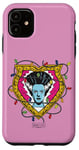 Coque pour iPhone 11 Universal Monsters Bride of Frankenstein Christmas Lights