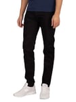 ReplayAnbass Slim Jeans - Black Modal Power Stretch Denim