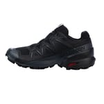 Salomon Homme Speedcross Chaussures de randonnée, Black Black Quiet Shade, 46 2/3 EU