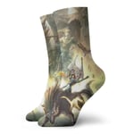 Chaussettes de Compression Legend Zelda Fantasy Game Chaussettes Chaussettes athlétiques Pure Crew Unisexe Chaussettes Chaudes Chaussettes de Sport