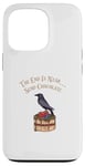 Coque pour iPhone 13 Pro Funny The End is near, Send Chocolate Design