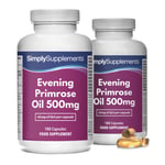 Evening Primrose Oil 500mg * 360 Capsules * Supports Hormone Balance