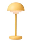 Toscana bordlampe oppladbar 5,5W IP44 - Dimbar - Gul