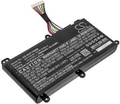 Kompatibelt med Acer Predator 15 G9-592, 14.8V, 5800 mAh