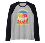 Dad-to-be LEVEL COMPLETE PAPA 2025 Gaming Vintage Raglan Baseball Tee