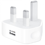 Apple Britisk USB-nettlader/reiselader (uten USB-kabel) til lading av USB-produkter i land med UK-kontakt