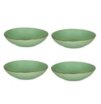 Set of 4 Rose and Tulipani Concerto Bowl 21cm - Tiffany Green