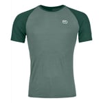 Ortovox 120 Tec Fast Mountain TS - T-shirt en laine mérinos homme Arctic Grey M