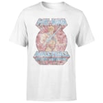 He-Man Faded Men's T-Shirt - White - XS