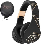 Casque Bluetooth Supra-Auriculaire, Stéréo Hd, Micro Sd/Tf Mode, Fm Radio, Pliable, Avec Un Étui, Connexion À 2 Appareils Pour Iphone/Pc/Tv/Mac[X776]