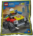 LEGO City Fire Fighter Freddy Fresh's Quad Bike Foil Pack Set 952206 (Bagged)