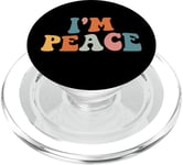 Im Peace I Come in Peace Costume de couple pour homme et femme PopSockets PopGrip pour MagSafe