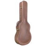 Humidified Archtop Wood Case - CL/FL Full Size Brown