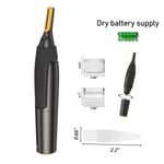 Ultratunn precisionstrimmer Elektrisk näshårstrimmer Mini Portabel Örontrimmer för Män Näshårrakapparat Vattentät Säker Rengöring Battery version