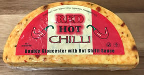 Red Hot Chilli Cheese 1.5kg Double Gloucester Hot Chilli Sauce ,Chilled Deli