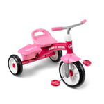 Radio Flyer Pink Rider Trike, Outdoor Toddler Tricycle, Pink Ride on Toy for Kids Ages 2.5-5 Years