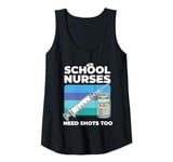 Womens School Nurse Back to School Nurse Day RN Medical Nursing Tank Top