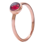 London Road 9ct Rose Gold Pimlico Bubble Stacking Ring