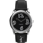 Montre Homme TIMEX EASY READER KEITH HARING TW2W25400 Cuir Noir