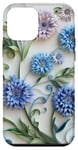 Coque pour iPhone 12 mini Fleur Bleu Bleuet Floral Nature Femme Filles Fleurs