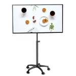 Mini Support d'affichage de télévision Mobile Portable 14-37 Pouces LED écrans Plats LCD LCD Support de Sol Roulant réglable en Hauteur