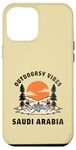 Coque pour iPhone 12 Pro Max Outdoorsy Vibes Arabie Saoudite Voyage Vacances